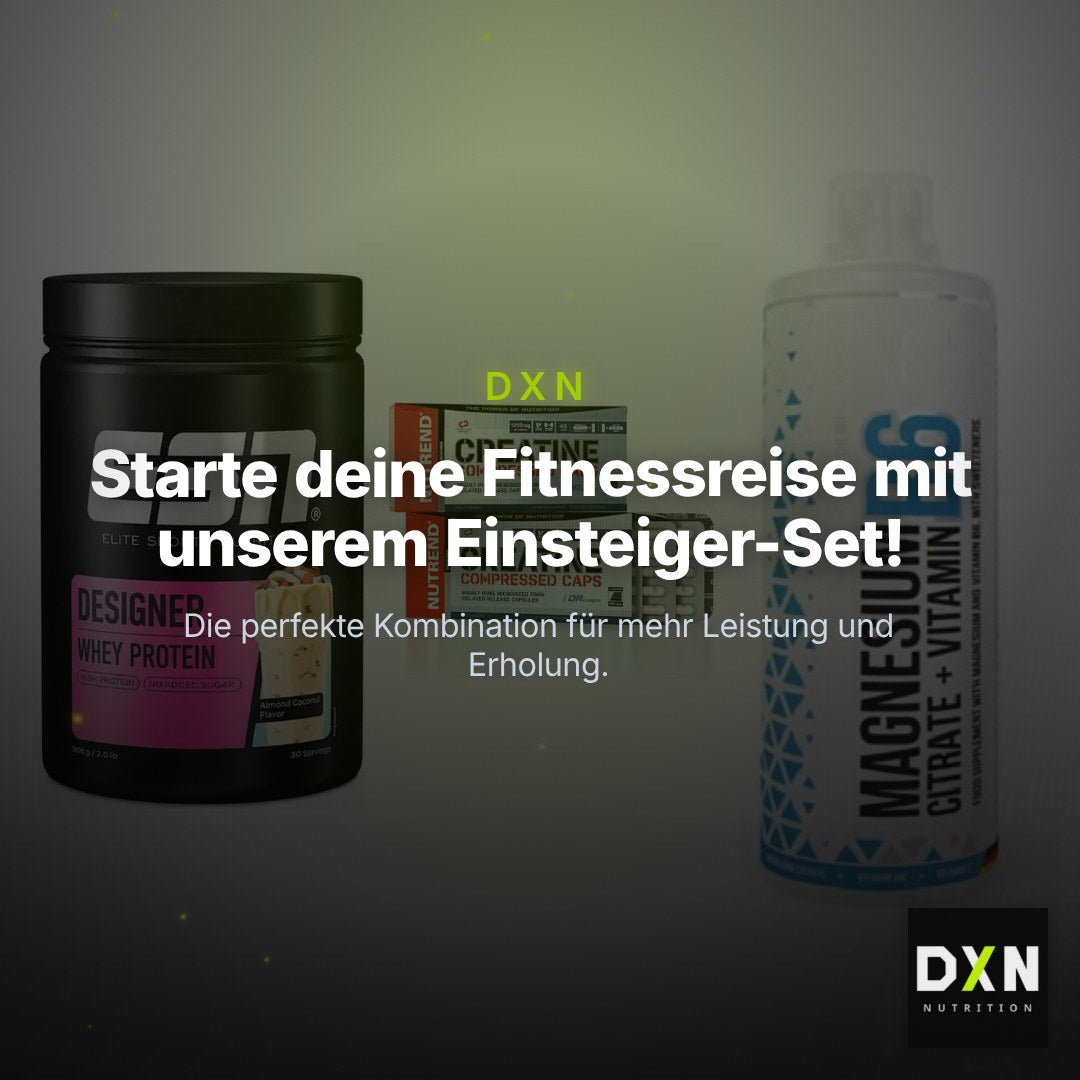 Einsteiger-Set: ESN Designer + Nutrend Creatine + MST Magnesium B6 – Clean Showcase Plus