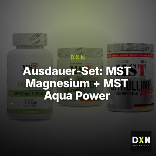 Ausdauer-Set: MST Magnesium + MST Aqua Power + MST Citrulline – Clean Showcase Plus