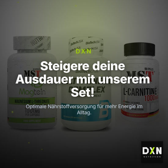 Ausdauer-Set: MST Magnesium + BioTech Multi + MST L-Carnitine – Clean Showcase Plus
