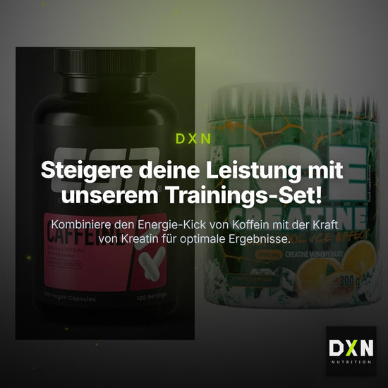 Trainings-Set: ESN Caffeine Caps + FA Nutrition ICE Creatine – Clean Showcase Plus