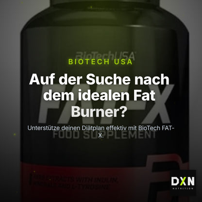 BioTech USA FAT-X 60 Tabl. – 60 Tabletten – Clean Showcase Plus