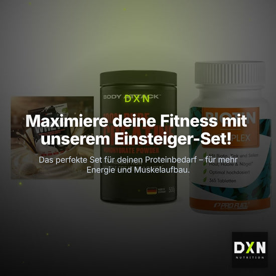 Einsteiger-Set: Sinob Honest + Body Attack 100% + ProFuel BIOTIN – Clean Showcase Plus