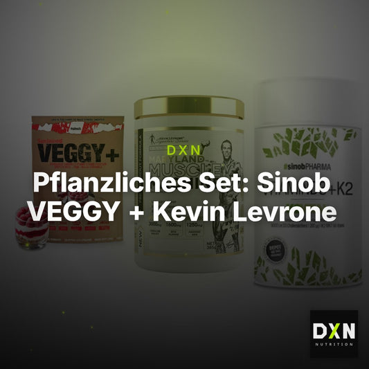Pflanzliches Set: Sinob VEGGY + Kevin Levrone + Sinob Vitamin – Clean Showcase Plus