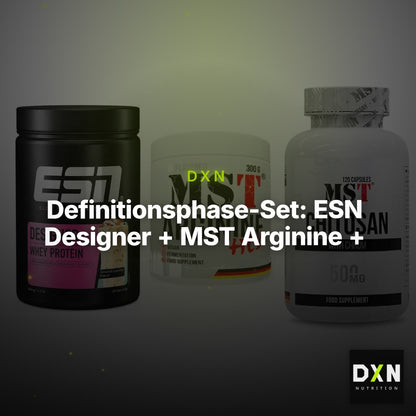 Definitionsphase-Set: ESN Designer + MST Arginine + MST Chitosan – Clean Showcase Plus