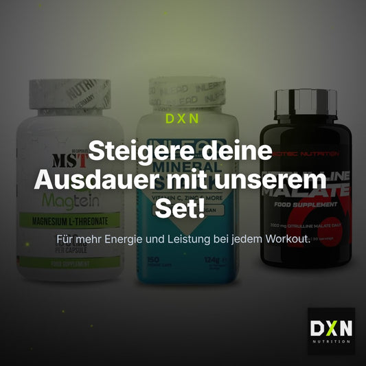 Ausdauer-Set: MST Magnesium + INLEAD Mineral + Scitec Citrullin – Clean Showcase Plus