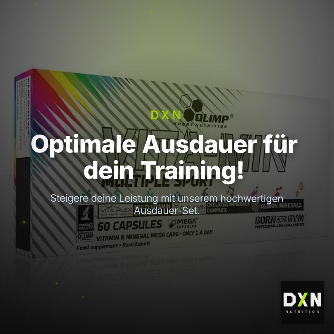 Ausdauer-Set: MST Magnesium + Olimp Vita-Min + MST Glutamine – Clean Showcase Plus