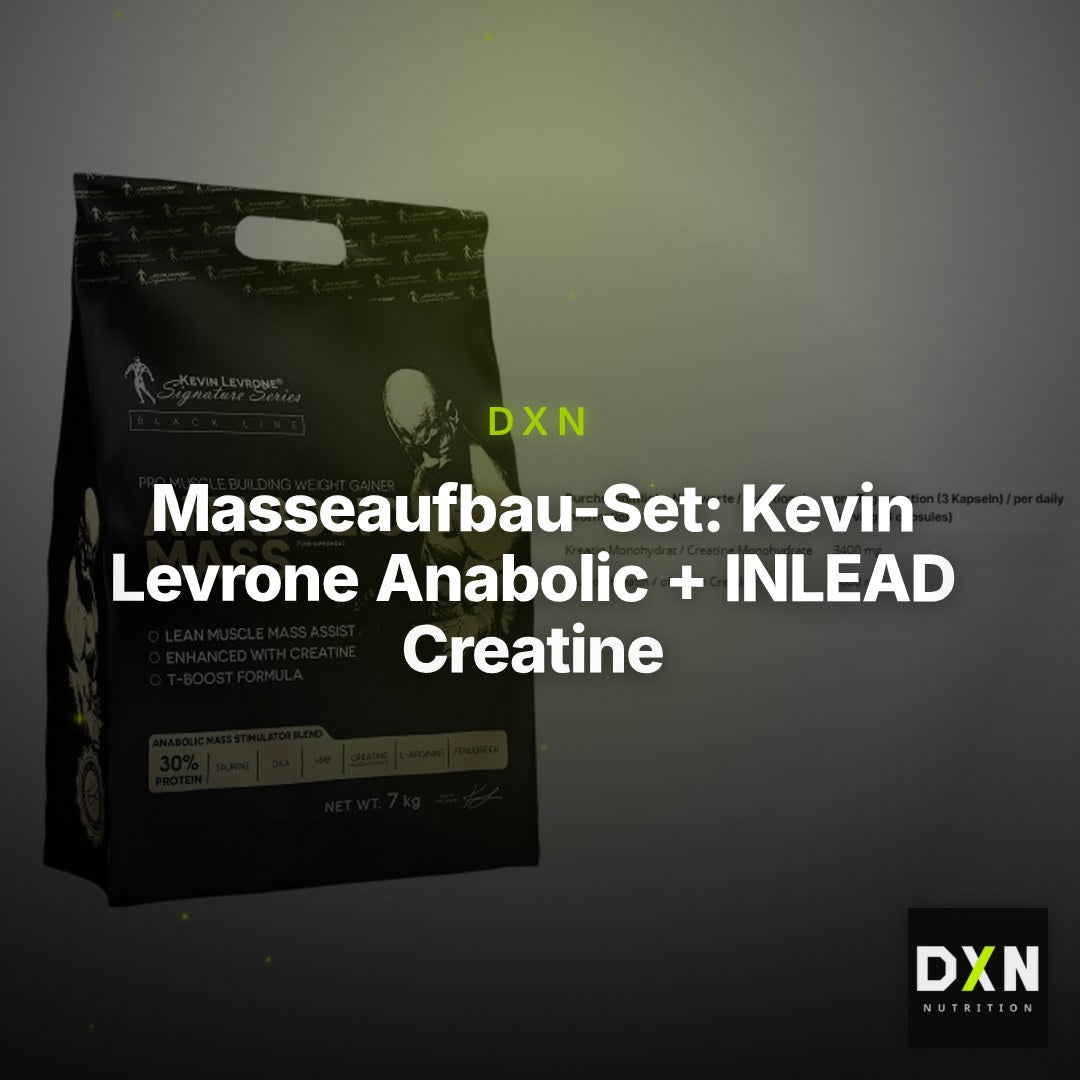 Masseaufbau-Set: Kevin Levrone Anabolic + INLEAD Creatine – Clean Showcase Plus