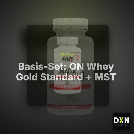 Basis-Set: ON Whey Gold Standard + MST Niacin – Clean Showcase Plus