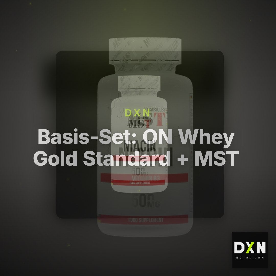 Basis-Set: ON Whey Gold Standard + MST Niacin – Clean Showcase Plus