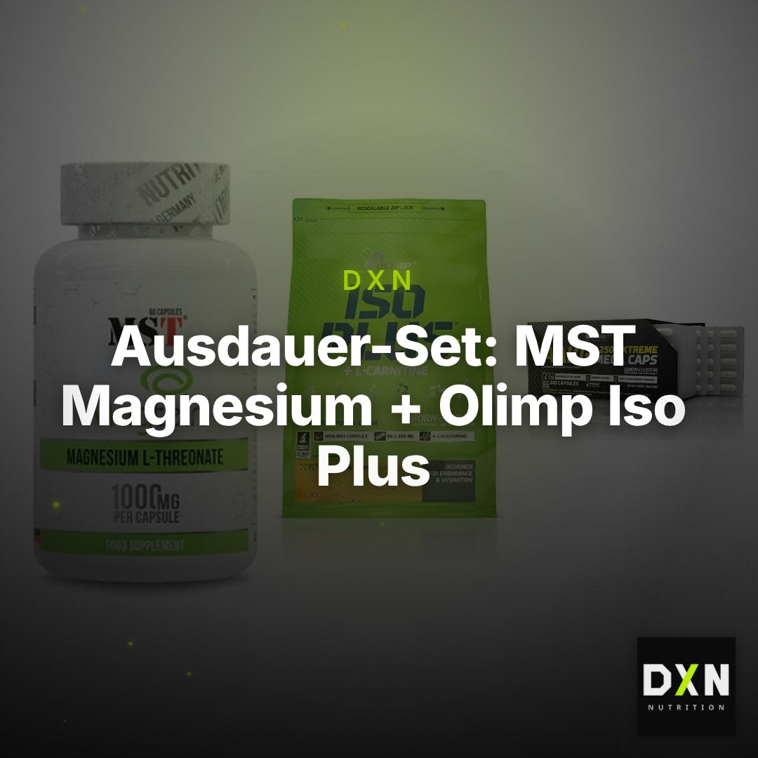 Ausdauer-Set: MST Magnesium + Olimp Iso Plus + Olimp AAKG – Clean Showcase Plus