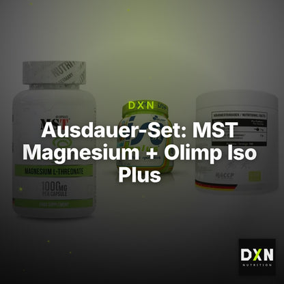 Ausdauer-Set: MST Magnesium + Olimp Iso Plus + MST Arginine HCL – Clean Showcase Plus