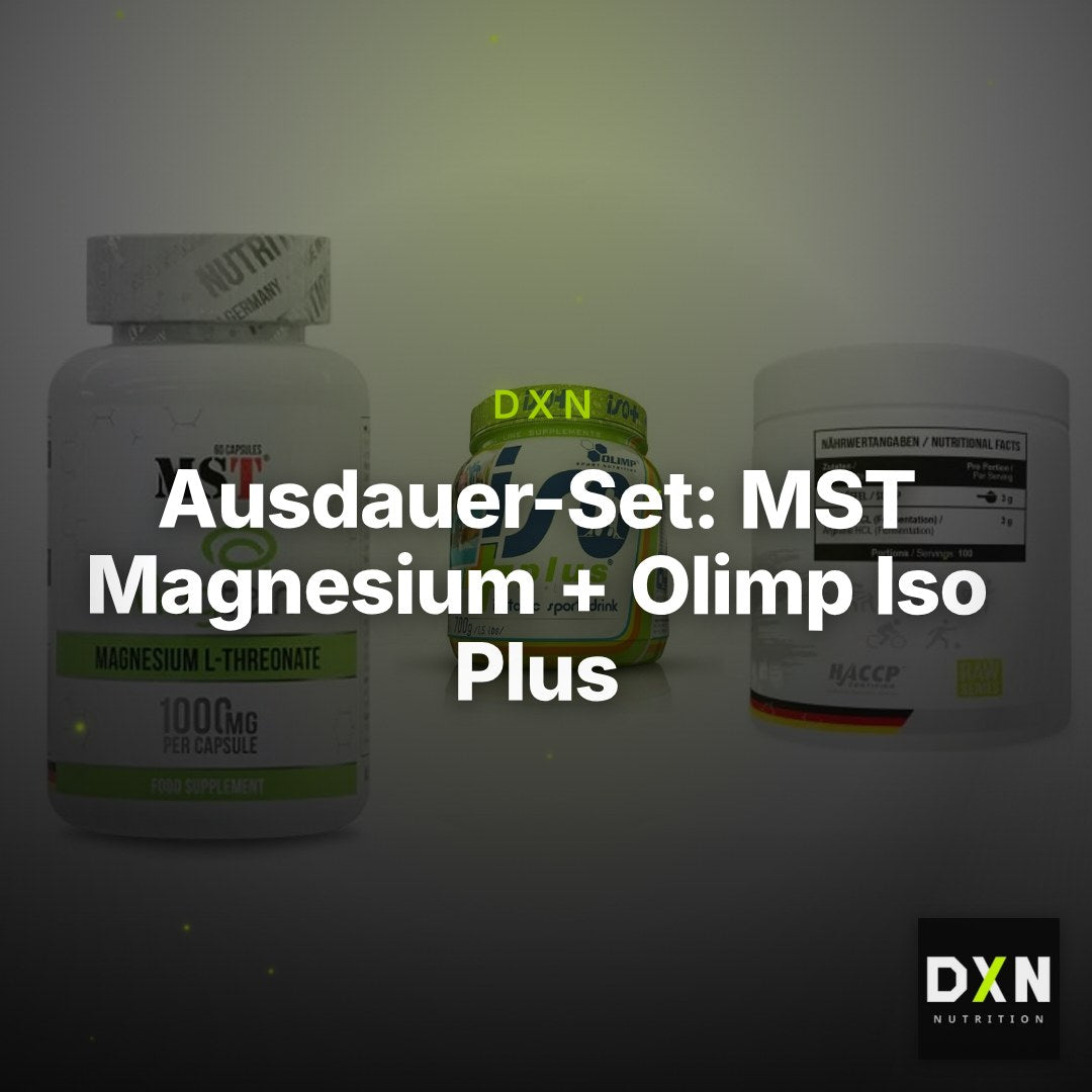 Ausdauer-Set: MST Magnesium + Olimp Iso Plus + MST Arginine HCL – Clean Showcase Plus