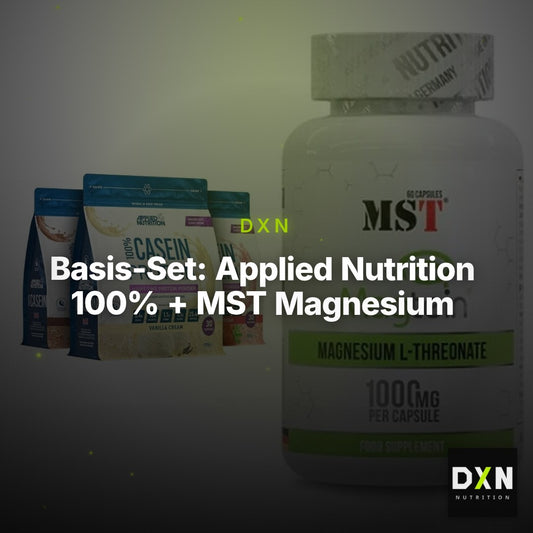 Basis-Set: Applied Nutrition 100% + MST Magnesium L-Threonate – Clean Showcase Plus