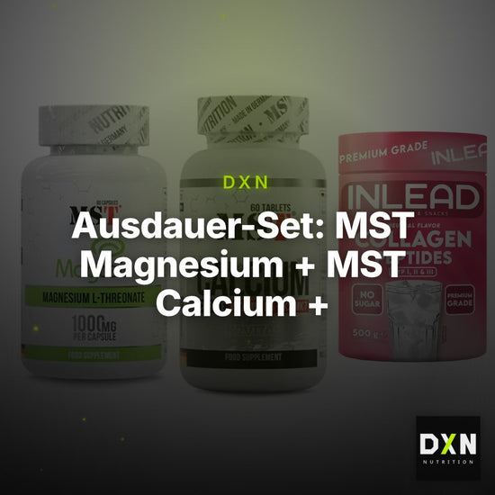 Ausdauer-Set: MST Magnesium + MST Calcium + INLEAD Collagen – Clean Showcase Plus