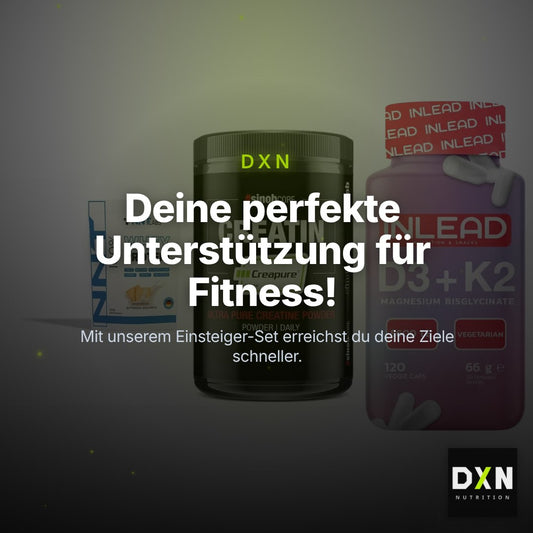 Einsteiger-Set: NNT Whey + Sinob Creatin + INLEAD Vitamin – Clean Showcase Plus