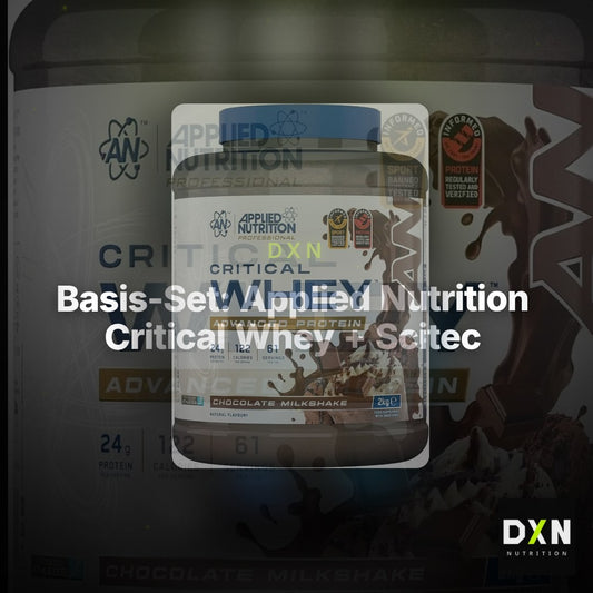 Basis-Set: Applied Nutrition Critical Whey + Scitec ZMB – Clean Showcase Plus