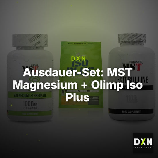 Ausdauer-Set: MST Magnesium + Olimp Iso Plus + MST Citrulline – Clean Showcase Plus