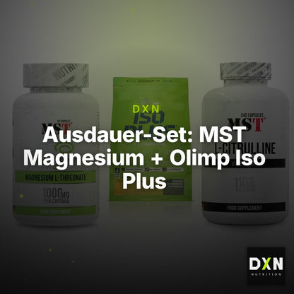 Ausdauer-Set: MST Magnesium + Olimp Iso Plus + MST Citrulline – Clean Showcase Plus