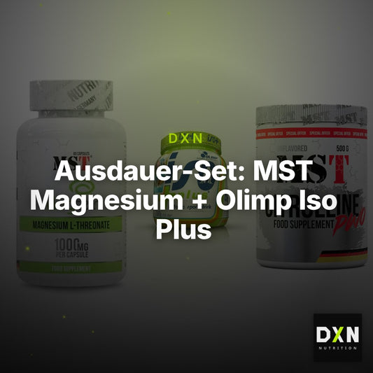 Ausdauer-Set: MST Magnesium + Olimp Iso Plus + MST Citrulline – Clean Showcase Plus