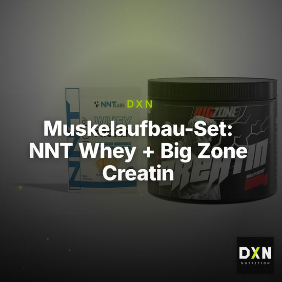 Muskelaufbau-Set: NNT Whey + Big Zone Creatin – Clean Showcase Plus