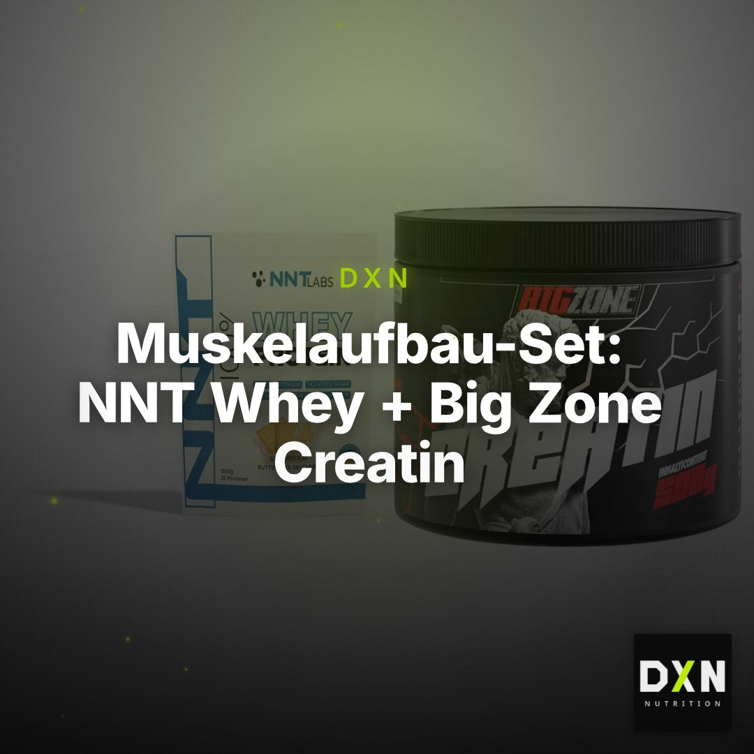 Muskelaufbau-Set: NNT Whey + Big Zone Creatin – Clean Showcase Plus