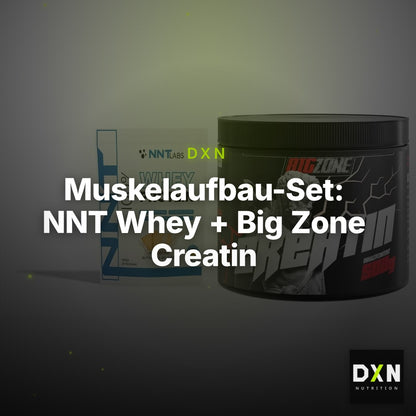 Muskelaufbau-Set: NNT Whey + Big Zone Creatin – Clean Showcase Plus