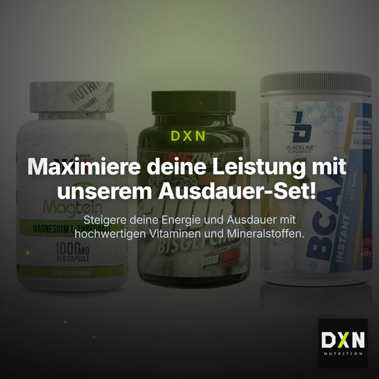 Ausdauer-Set: MST Magnesium + Big Zone Zink + Blackline – Clean Showcase Plus