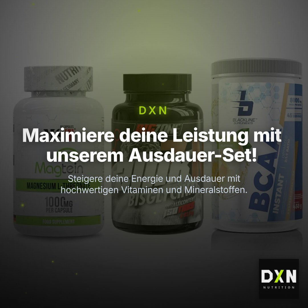 Ausdauer-Set: MST Magnesium + Big Zone Zink + Blackline – Clean Showcase Plus