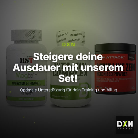 Ausdauer-Set: MST Magnesium + BioTech Vitamin + Body Attack 100 – Clean Showcase Plus