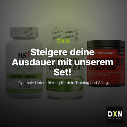 Ausdauer-Set: MST Magnesium + BioTech Vitamin + Body Attack 100 – Clean Showcase Plus
