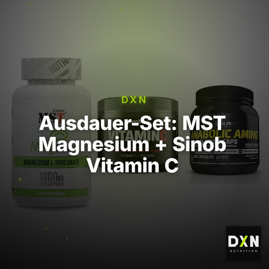 Ausdauer-Set: MST Magnesium + Sinob Vitamin C + Olimp Anabolic – Clean Showcase Plus