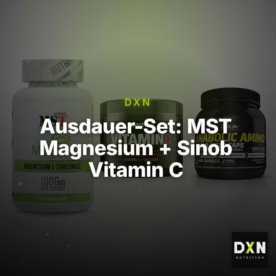 Ausdauer-Set: MST Magnesium + Sinob Vitamin C + Olimp Anabolic – Clean Showcase Plus