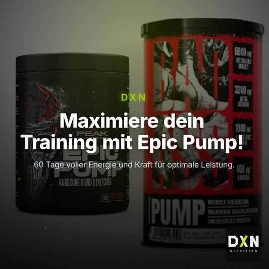 Booster-Trainingsvorrat: Peak EPIC Pump – 60 Tage, 80 Portionen – Clean Showcase Plus