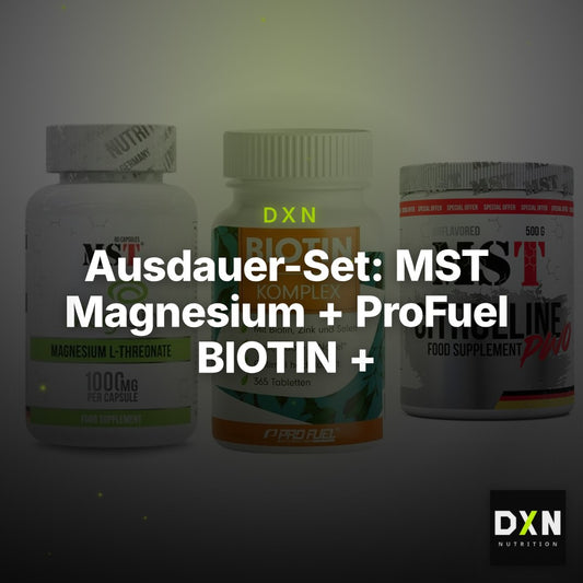 Ausdauer-Set: MST Magnesium + ProFuel BIOTIN + MST Citrulline – Clean Showcase Plus