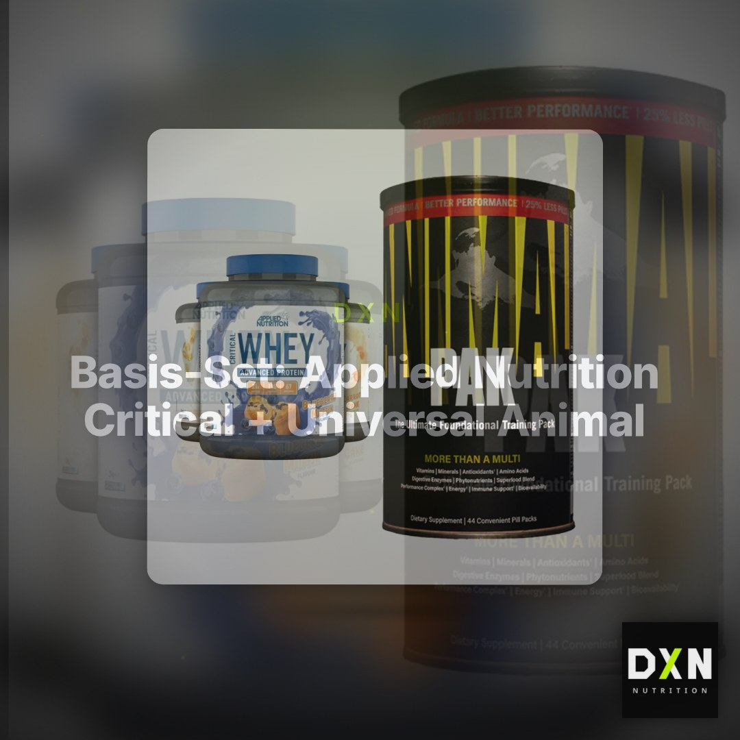 Basis-Set: Applied Nutrition Critical + Universal Animal Pak 44 – Clean Showcase Plus