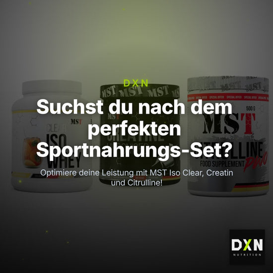 MST Marken-Trio: Iso Clear + Creatin Monohyd + Citrulline – Clean Showcase Plus