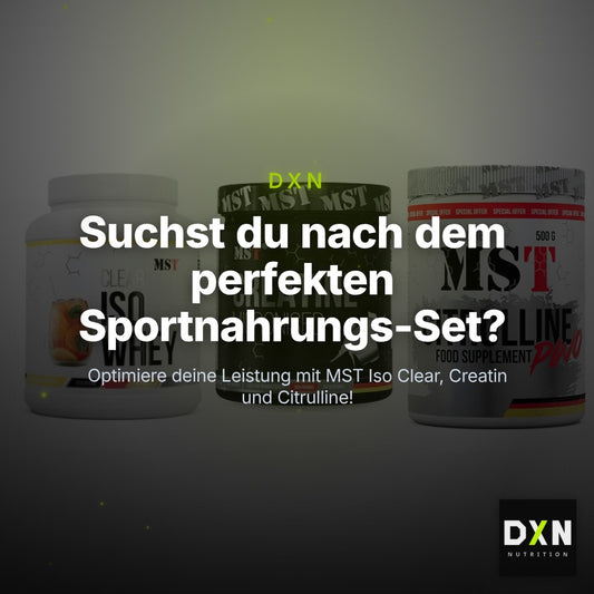 MST Marken-Trio: Iso Clear + Creatin Monohyd + Citrulline – Clean Showcase Plus