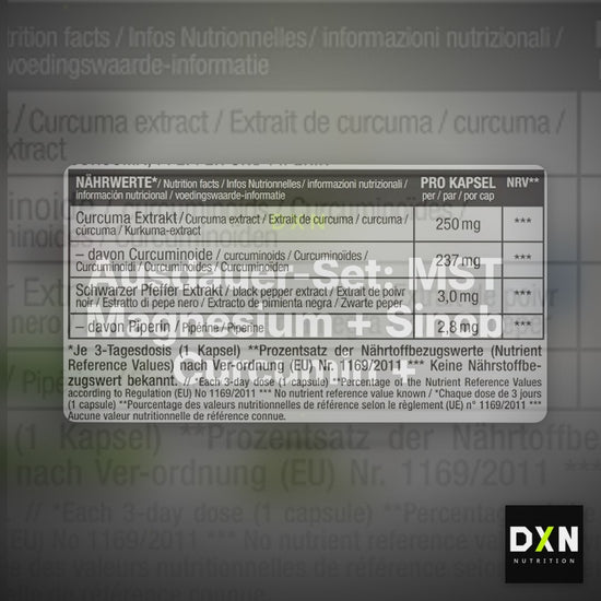 Ausdauer-Set: MST Magnesium + Sinob Curcumin + NNT Citrullin – Clean Showcase Plus