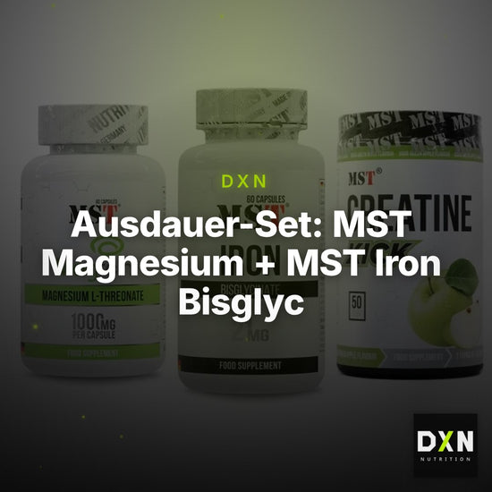 Ausdauer-Set: MST Magnesium + MST Iron Bisglyc + MST Creatine – Clean Showcase Plus