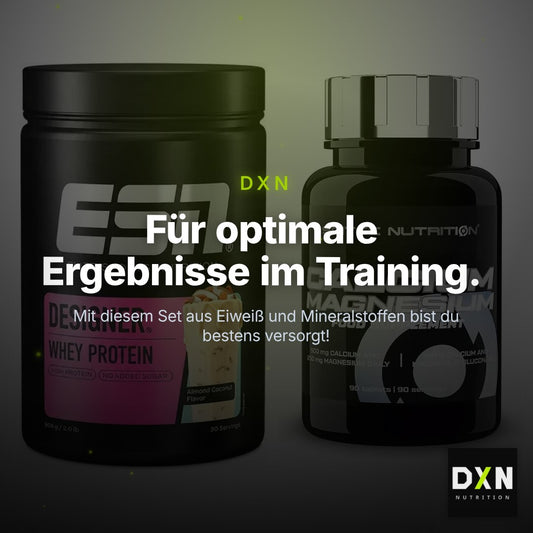 Basis-Set: ESN Designer Whey + Scitec Calcium Magnesium – Clean Showcase Plus
