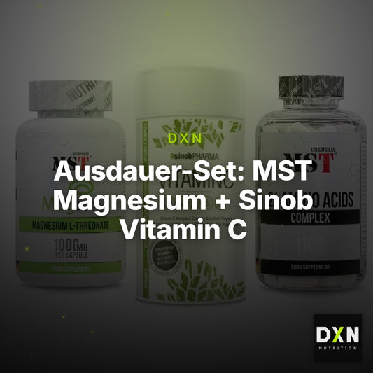 Ausdauer-Set: MST Magnesium + Sinob Vitamin C + MST 21 Amino – Clean Showcase Plus