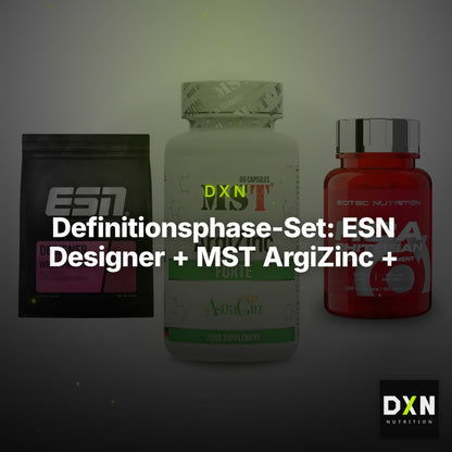 Definitionsphase-Set: ESN Designer + MST ArgiZinc + Scitec HCA-Chi – Clean Showcase Plus