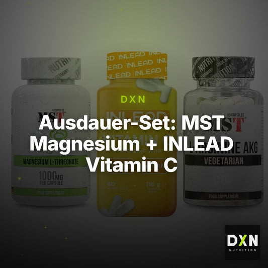 Ausdauer-Set: MST Magnesium + INLEAD Vitamin C + MST Arginin AAKG – Clean Showcase Plus