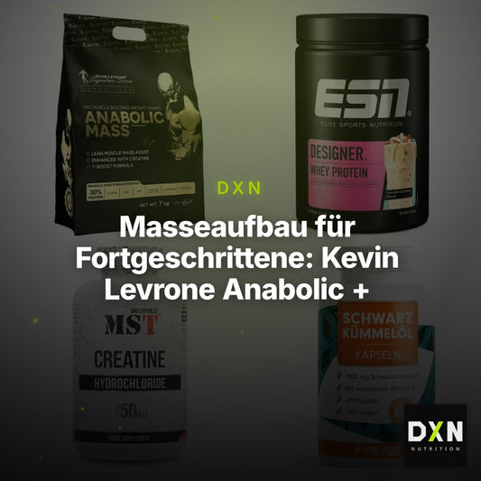 Masseaufbau für Fortgeschrittene: Kevin Levrone Anabolic + 3 weitere – Clean Showcase Plus