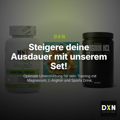 Ausdauer-Set: MST Magnesium + Body Attack + Big Zone L-Argin – Clean Showcase Plus