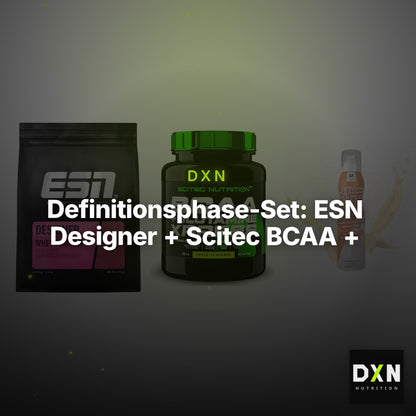 Definitionsphase-Set: ESN Designer + Scitec BCAA + More Nutrition – Clean Showcase Plus