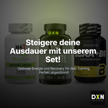 Ausdauer-Set: MST Magnesium + ESN Athlete + BioTech BCAA+B6 – Clean Showcase Plus