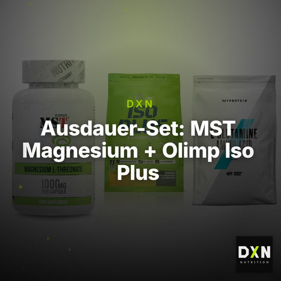 Ausdauer-Set: MST Magnesium + Olimp Iso Plus + MyProtein – Clean Showcase Plus