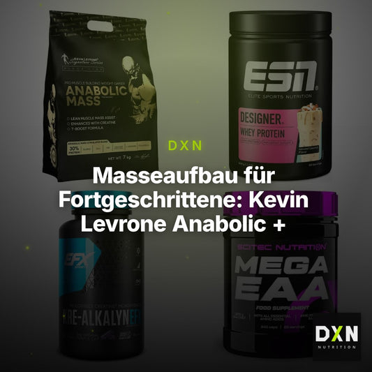 Masseaufbau für Fortgeschrittene: Kevin Levrone Anabolic + 3 weitere – Clean Showcase Plus