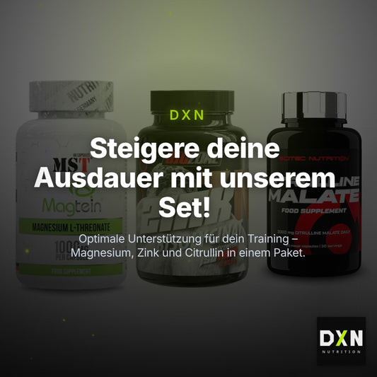 Ausdauer-Set: MST Magnesium + Big Zone Zink + Scitec Citrullin – Clean Showcase Plus